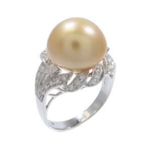 JEWELRY 18K白金Pearl Ring珍珠戒指