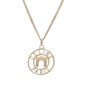 CELINE 18K黃金Arc De Triomphe Necklace項鍊